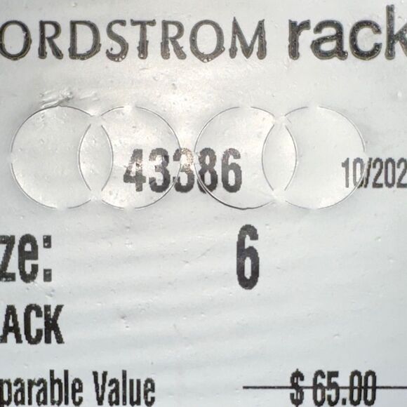 DOLCE VITA LEATHER UPPER BOOTIE THE TRELLY IN SIZE 6  wooden 3” heel NWT - Picture 5 of 7